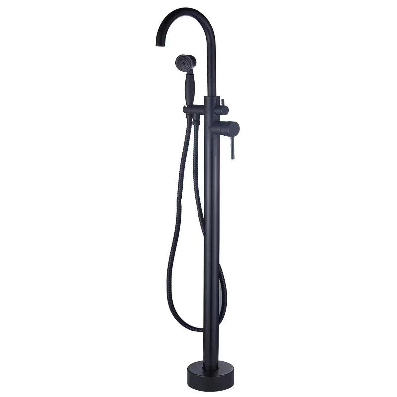 Bronze Floor Mount Freestanding Tub Filler