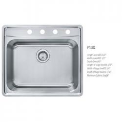 Stainless Steel Drop-In ADA Sink