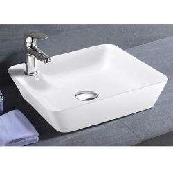 Porcelain Vessel Sink, White, Sink Only