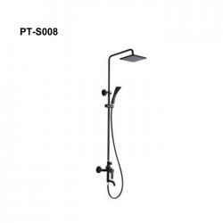 Solid Brass Rain Showerset Single Handle Oil Rubbed Bronze